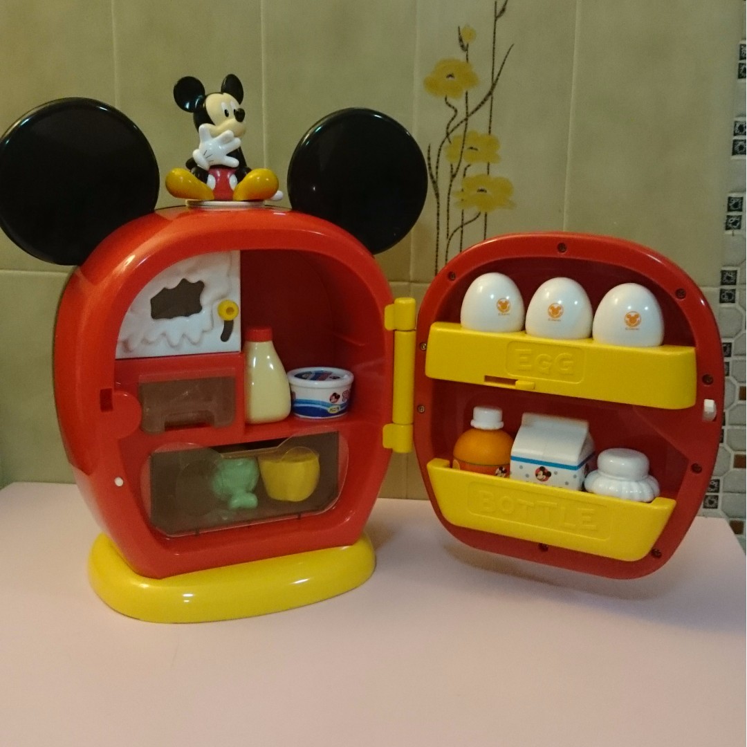 Outstanding mickey mouse kitchen playset Tomy Disney Kitchen Toy Mickey Mouse Refrigerator Play Set Collectible Item Hobbies Toys Games On Carousell