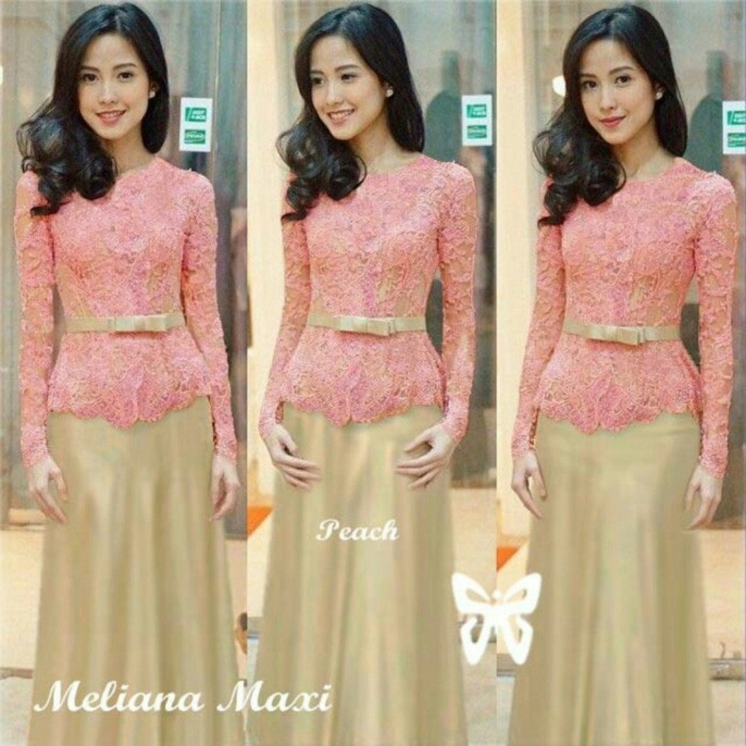 DRESS KEBAYA CAVALI KEBAYA WISUDA KEBAYA PESTA MELIANA MAXI