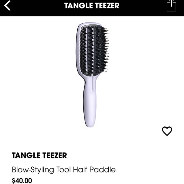 Tangle teezer half online paddle