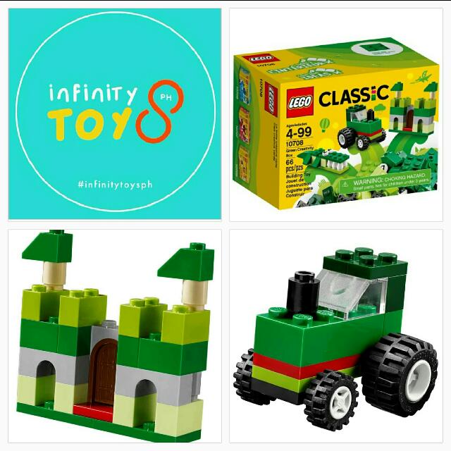 lego classic green creativity box 10708