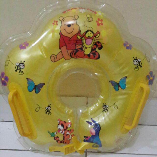 Neck Ring Pelampung Ban Renang Leher Bayi Pooh Bayi Anak Baju Bayi Di Carousell