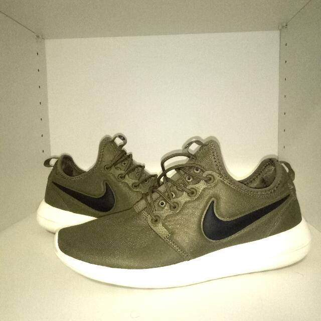 Nike roshe army green discount