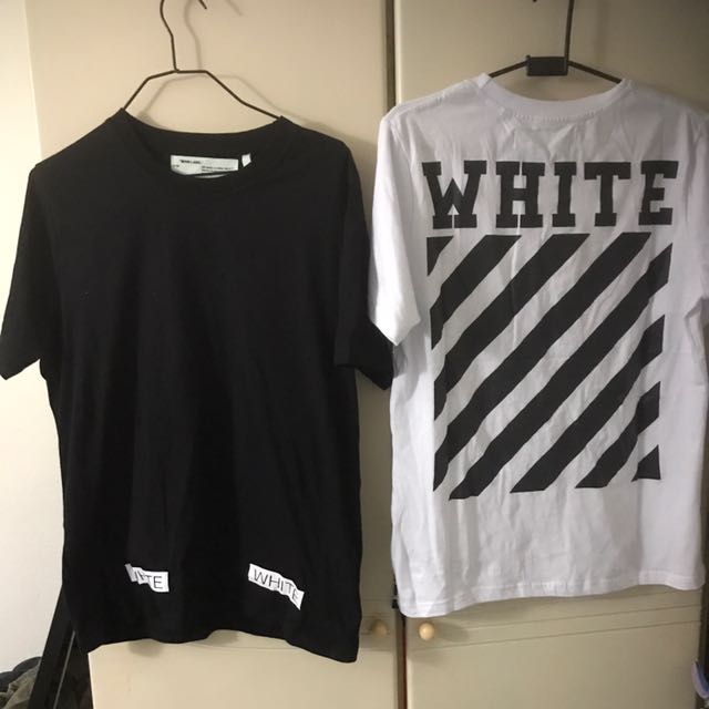 Off White Classic Tee Men s Fashion Tops Sets Tshirts Polo