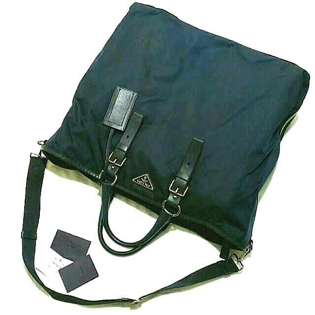prada travel tote
