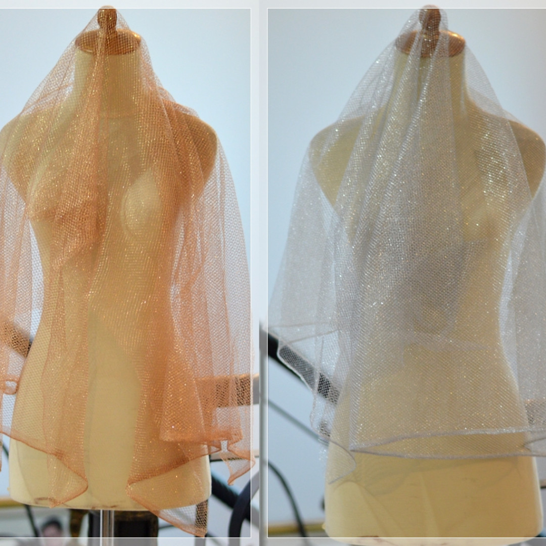 Promo Kerudung Hijab Jilbab Veil Slayer Gaun Kebaya Pengantin Gold