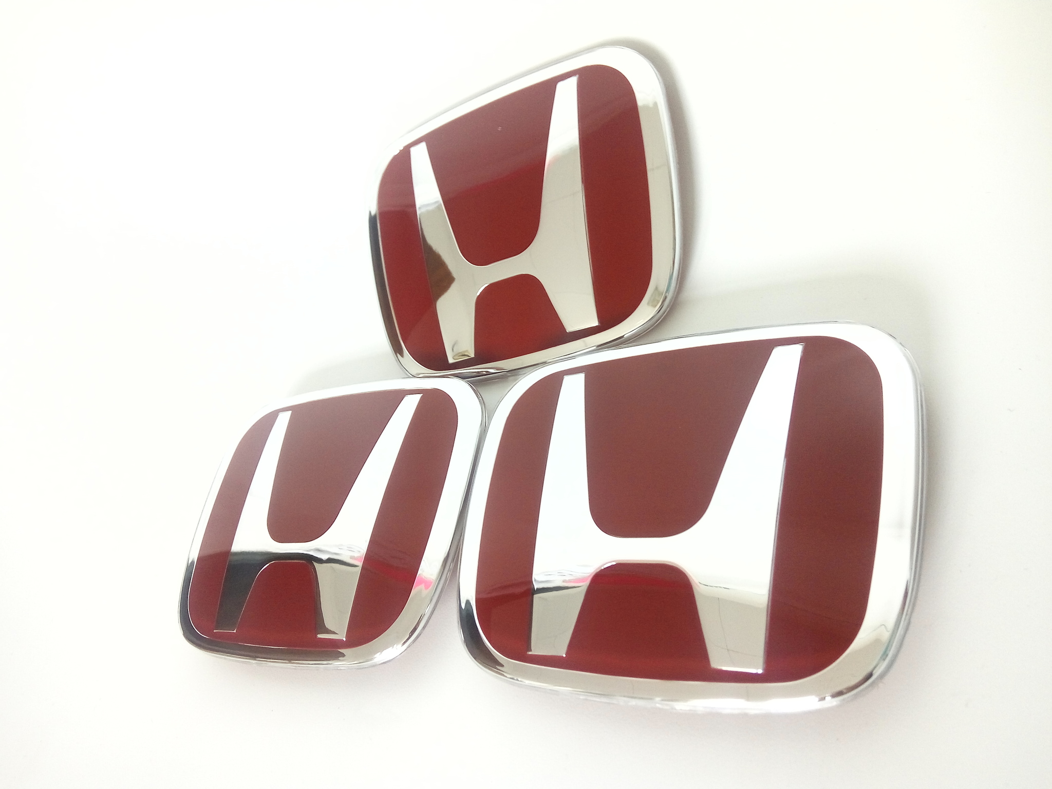 Red Emblem Honda Emblem honda merah BRIO JAZZ BRV HRV MOBILLIO Dll Auto Accessories on Carousell