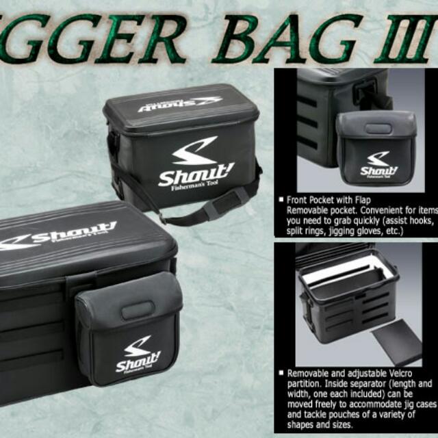 Tackle Bag Japanese Shout Jigger Bag III 501-JB Tackle Case AU Stock free post 