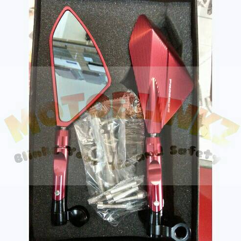 Spion New Tomok Aluminium Cnc Probiker Red Aksesoris Mobil Di Carousell