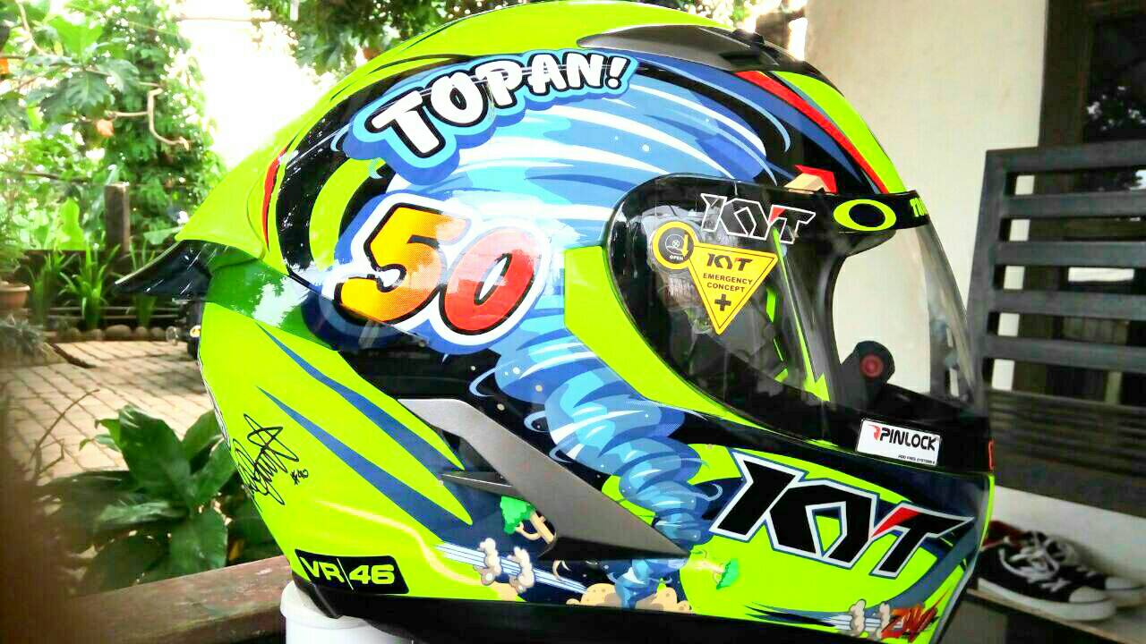 Gambar Stiker Visor Helm Kbc | Fullstiker