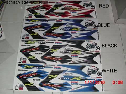 Striping Motor Honda Cb150r Variasi Auto Accessories On Carousell