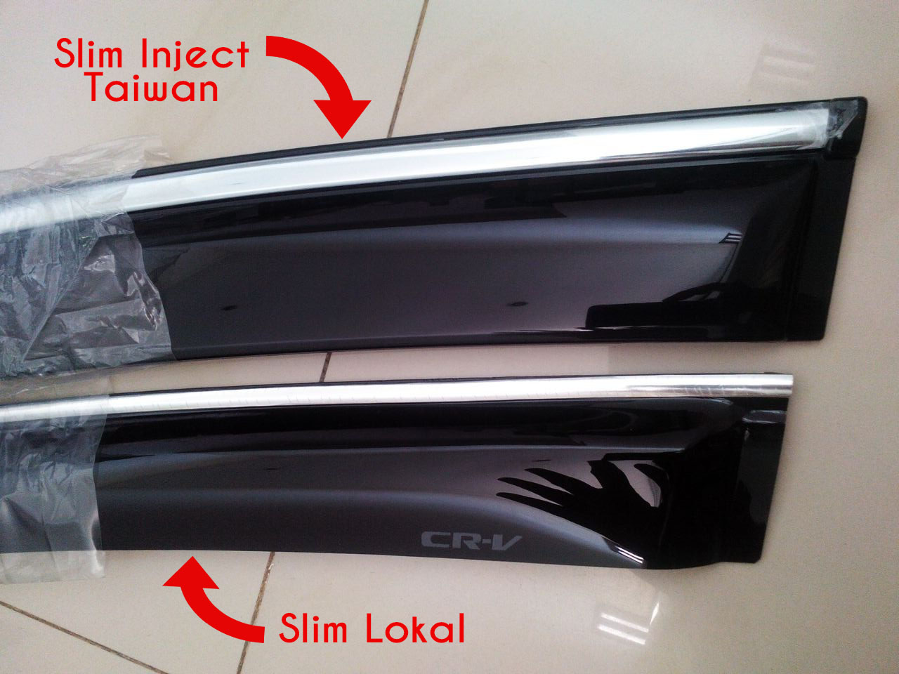 Talang Air Mobil GRAND CRV List 2cm Injection 3M Th 2013 Keatas