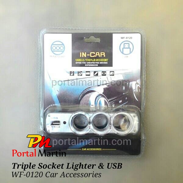 Triple Socket Lighter Dan Usb Port Untuk Mobil Kualitas Bagus Aksesoris Mobil Di Carousell