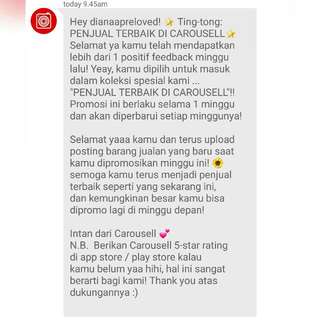 Thank You Carousell 😊