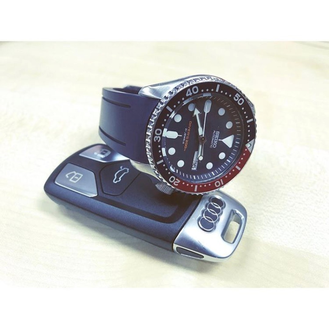 Crafter Blue Cb05 Crafter Blue CB05 Orange Rubber Strap For Seiko SKX