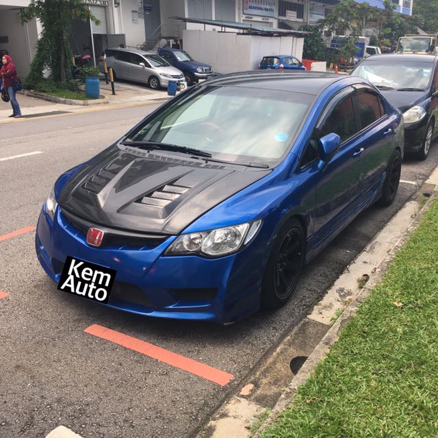 DeKit Honda Civic FD1 (drift Racing Exhuast / Type r ...