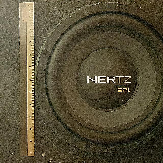 Hertz HXS 300D SPL 300 mm (12 ") subwoofer 1800W, Car Accessories on