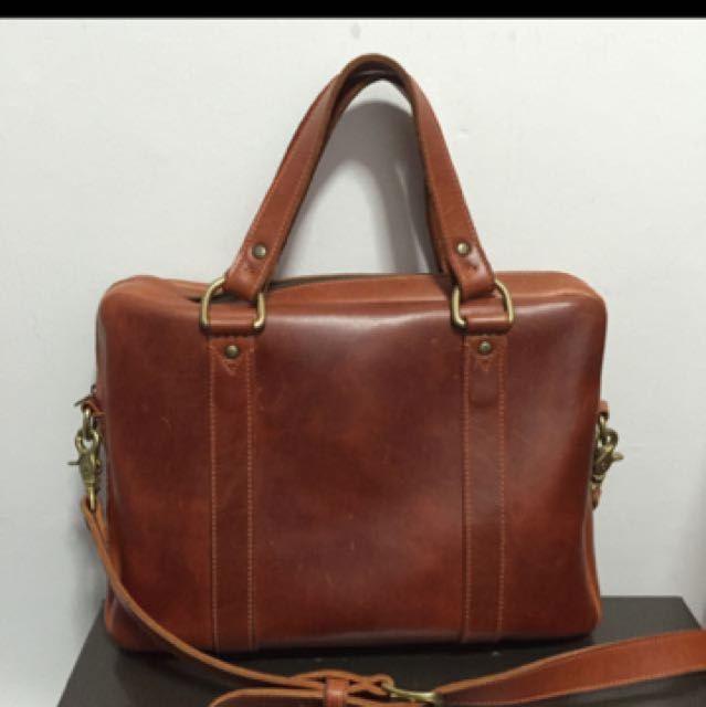 Horween Briefcase Messenger Leather Bag Men s Fashion Bags Briefcases on Carousell