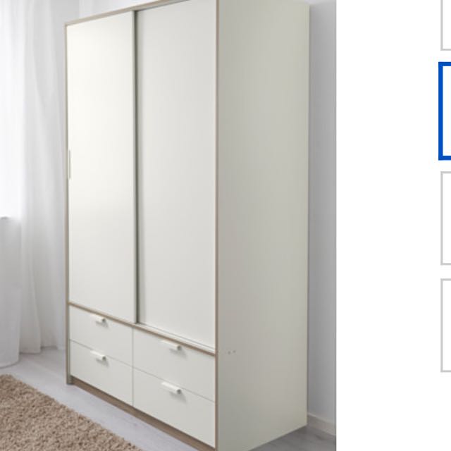 Ikea Trysil Wardrobe Only For 99 Furniture Shelves Drawers On