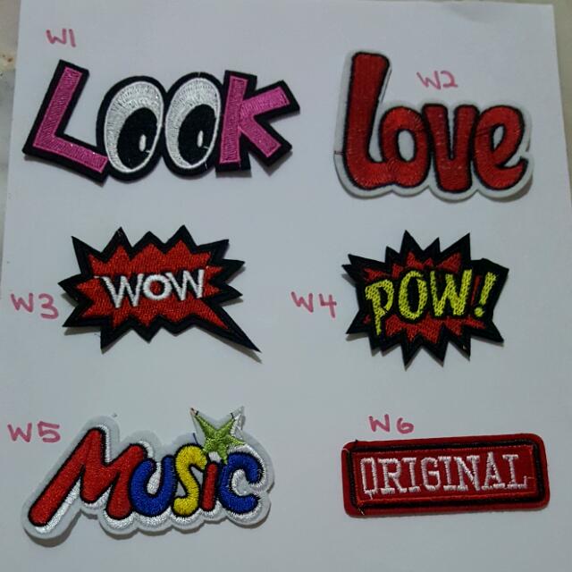 Iron-on Patches, Hobbies &amp; Toys, Stationery &amp; Craft, Handmade Craft on ...