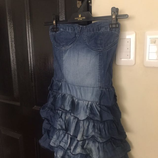 Jag Denim Tube Dress, Women's Fashion, Dresses & Sets, Dresses on Carousell