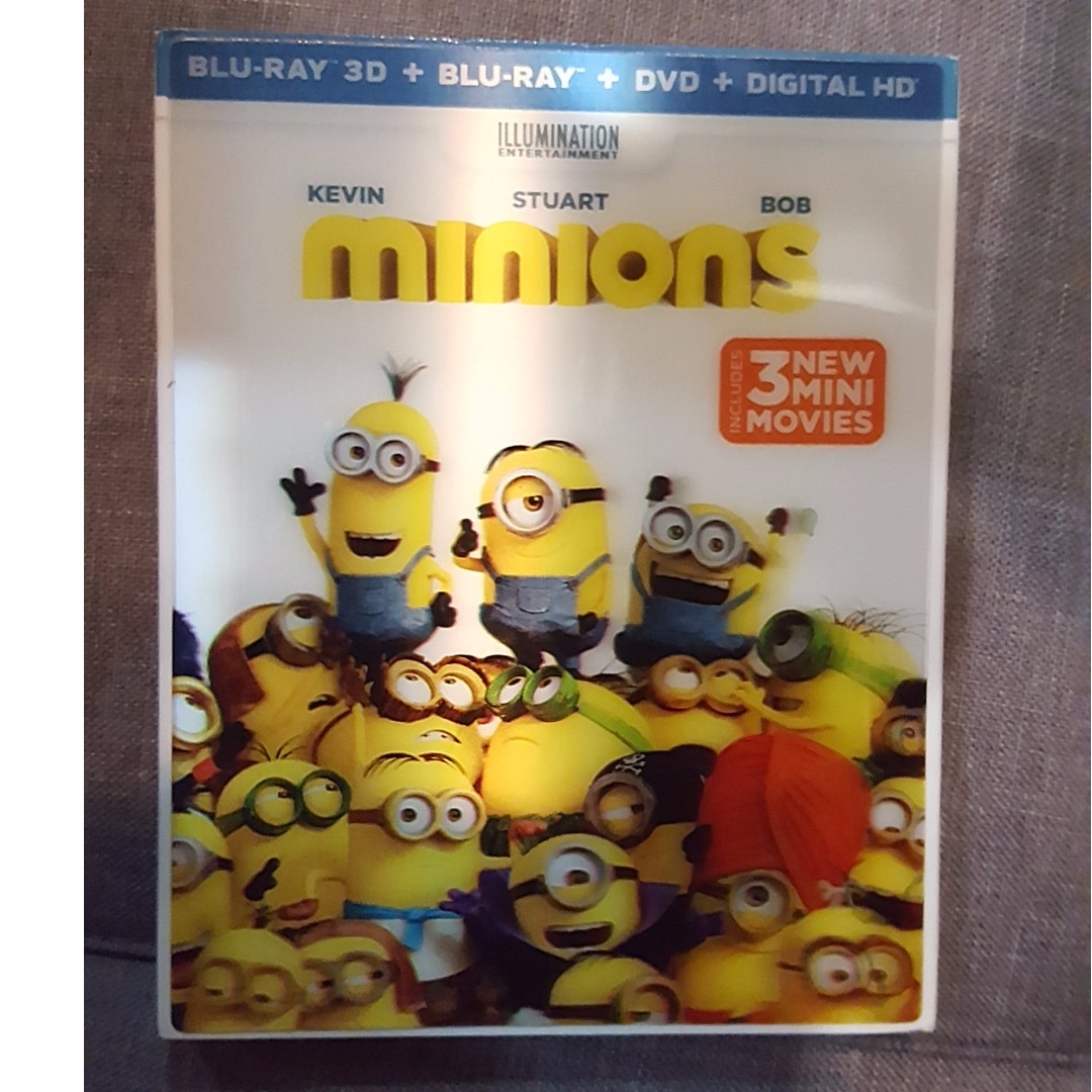 Minions Blu Ray 3d Blu Ray Dvd Digital Hd Home Appliances