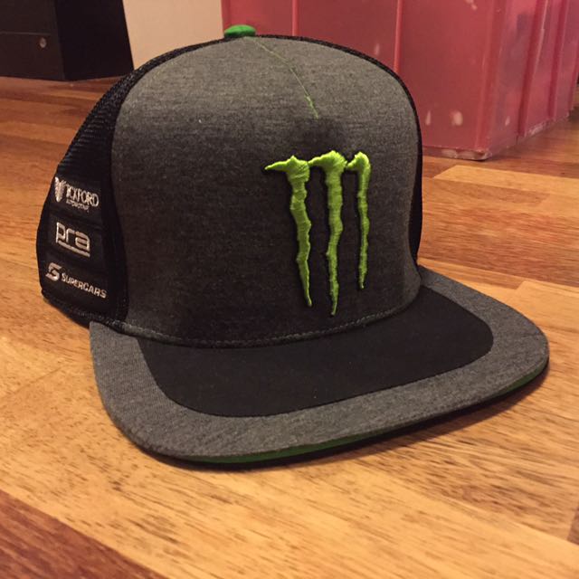 monster energy flat cap
