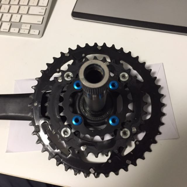 shimano hone crankset