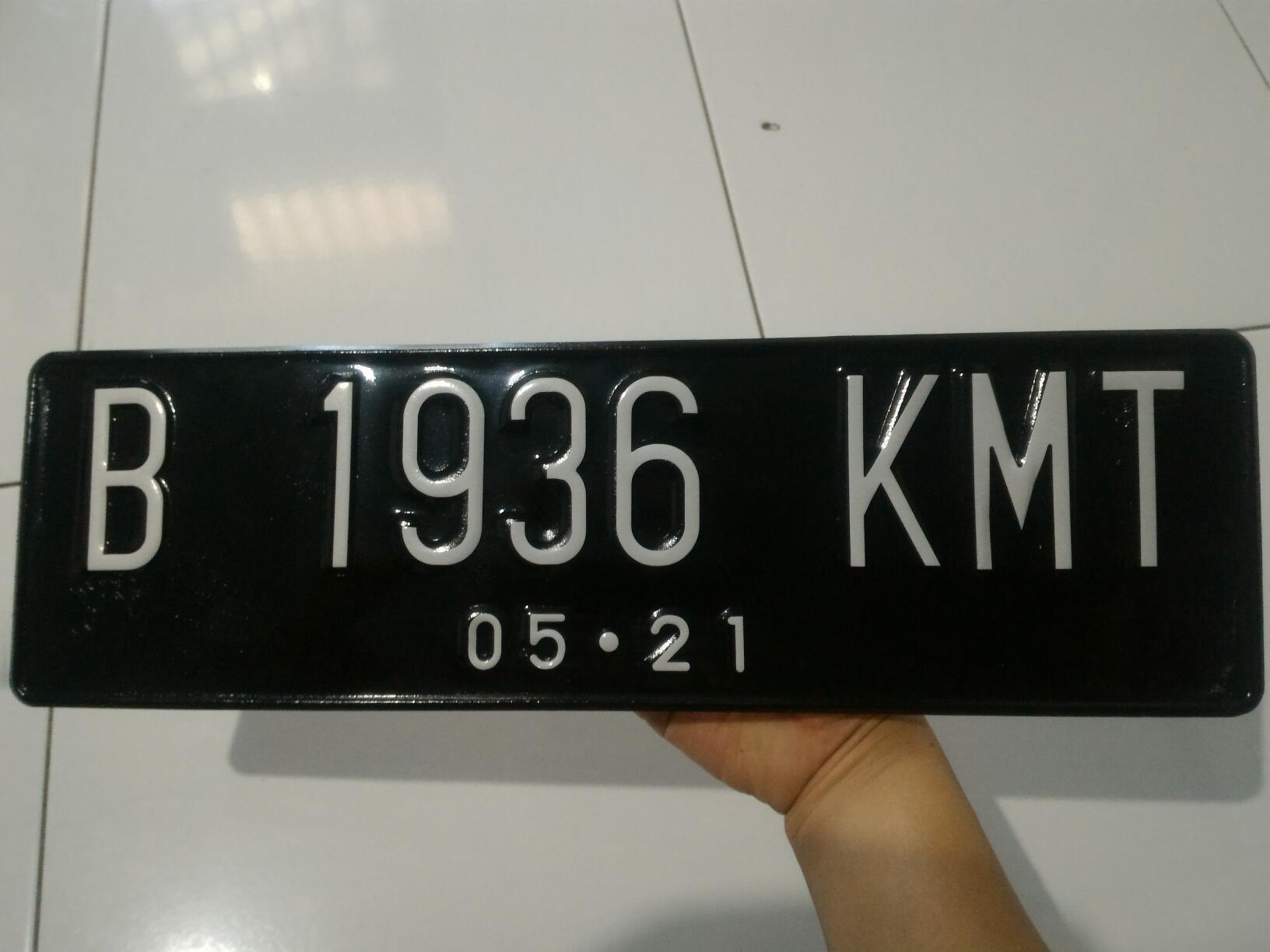 25+ Trend Terbaru Font Stiker Cutting Plat Nomor Motor ...