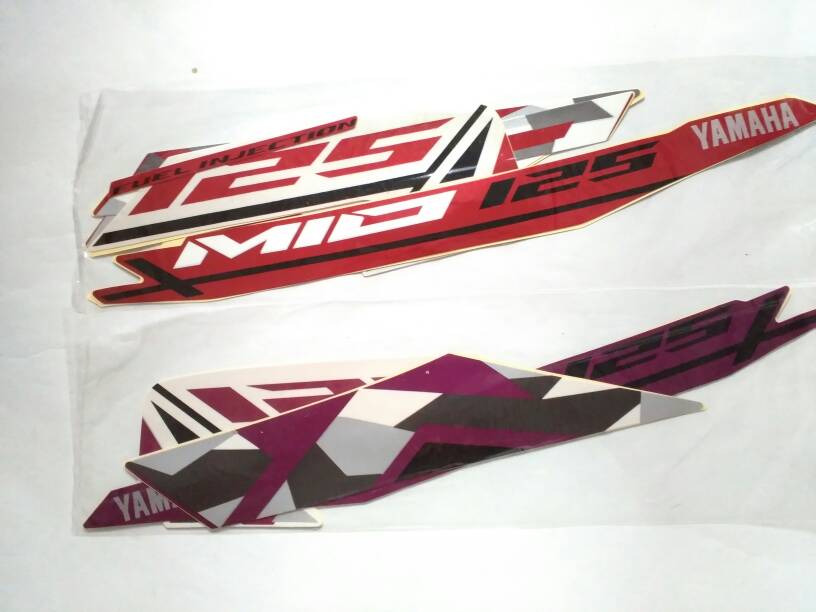 Striping Stripping Stiker Bodi Yamaha Mio M3 2016 Auto