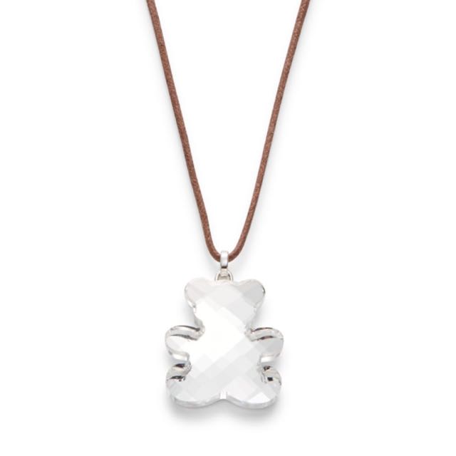 swarovski teddy pendant