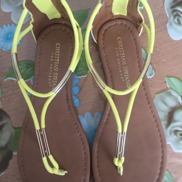 yellow sandals payless