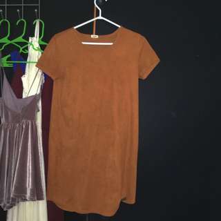 Suede Garage Tshirt Dress