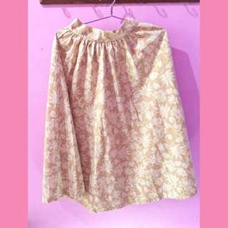 Hope Midi Skirt Creme Floral