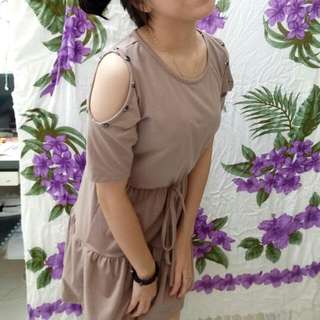 Brown Mini Dress