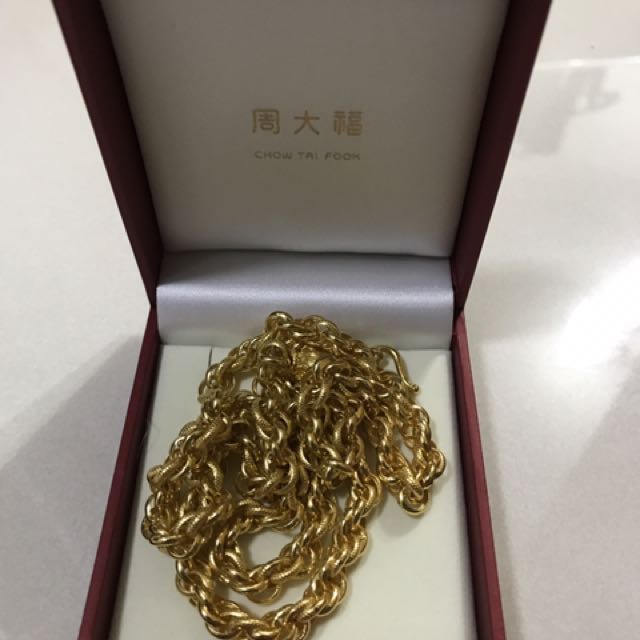 Chow tai fook gold cheap necklace price