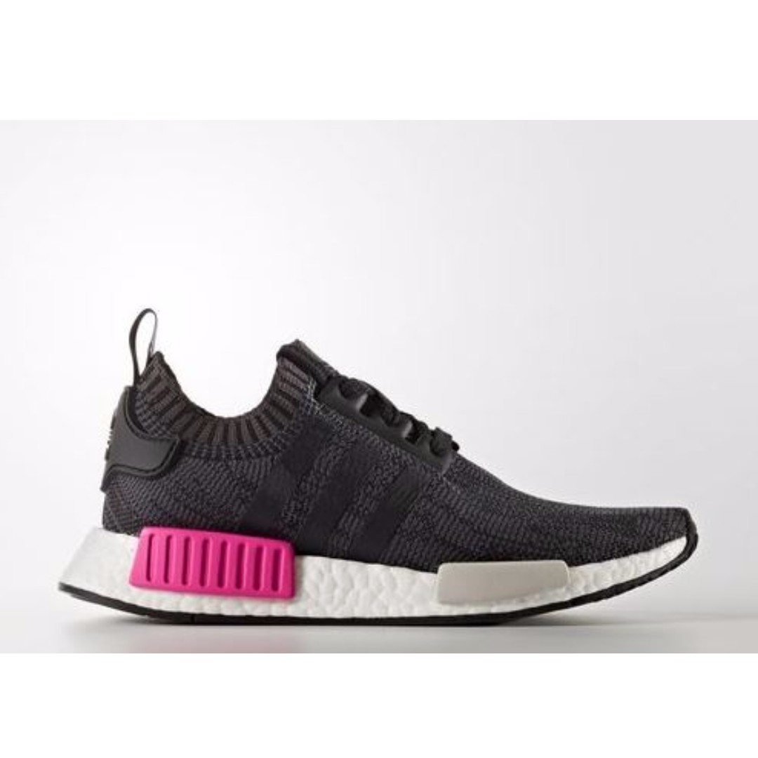nmd r1 core black shock pink