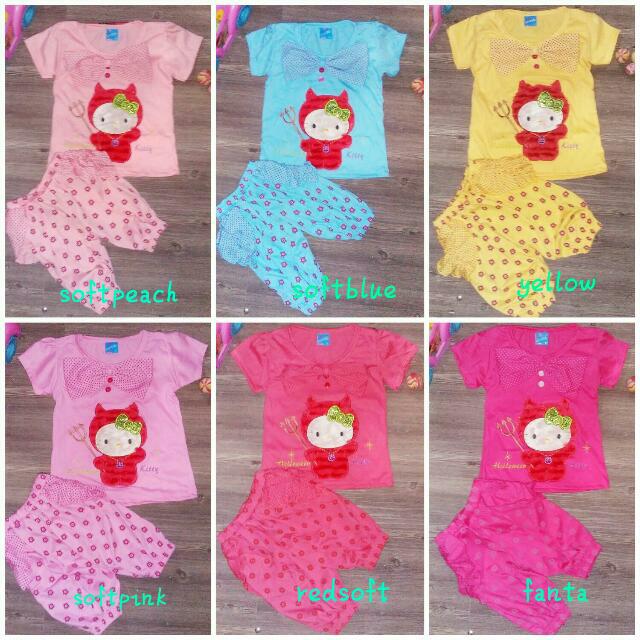 Baju Anak Murah Setelan Helloween Kitty Kid Bayi Anak Baju Anak Perempuan Di Carousell