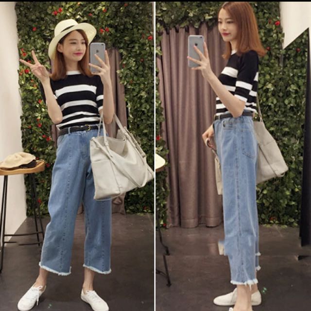 flowy jeans