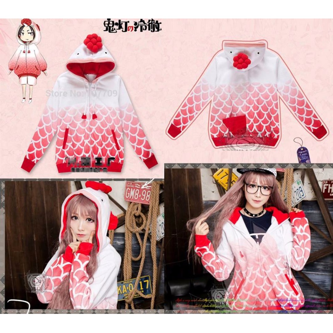 Wallpaper Sale Diskon Hp41363 Hoozuki No Reitetsu Jacket Hoodie Gold Fish For Free