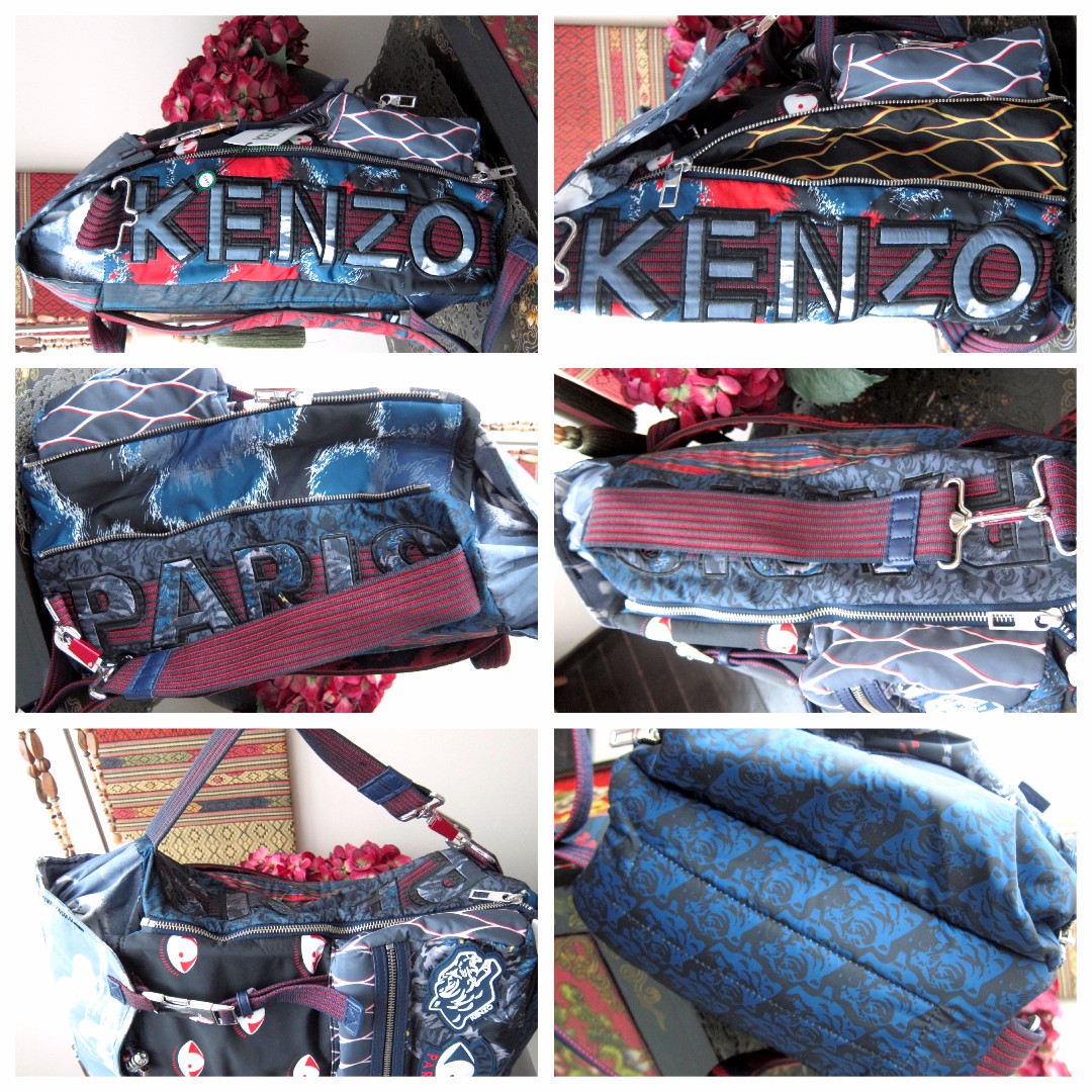 kenzo multi icon backpack