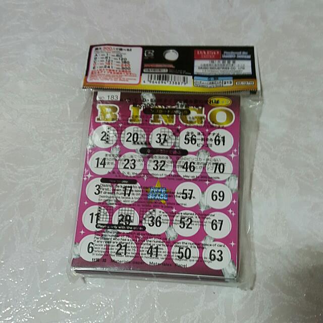 NEW Daiso Bingo Cards 60 Pieces, Hobbies & Toys, Toys & Games on Carousell