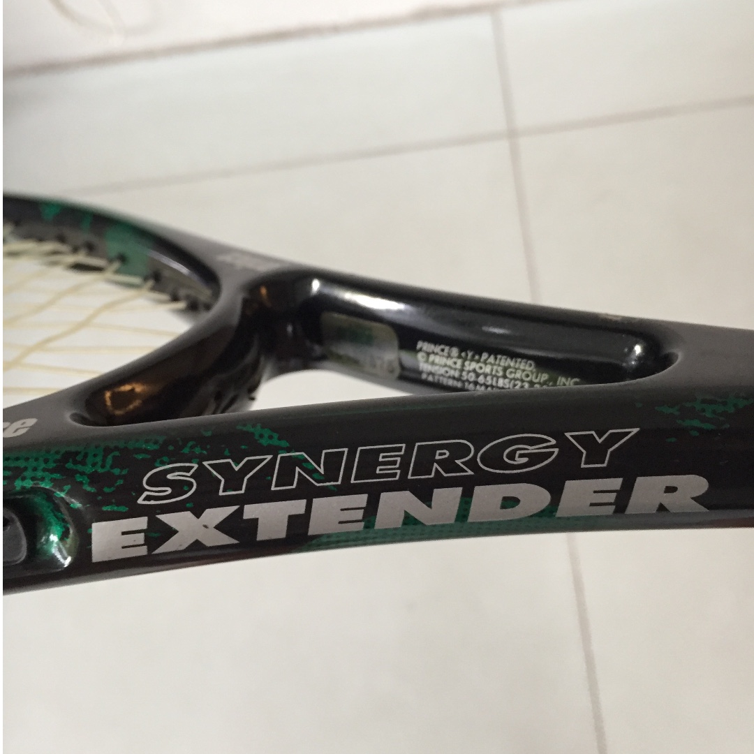 Prince Synergy Extender Tennis Racquet, Sports Equipment, Sports