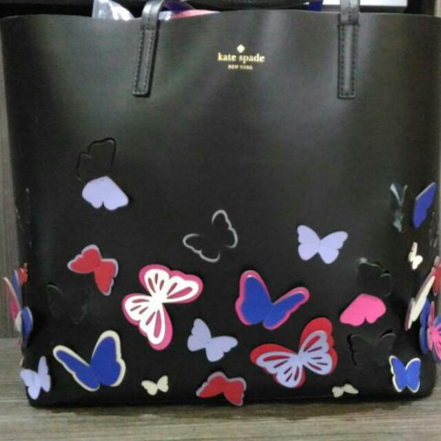 Authentic Kate Spade Butterfly Tote, Women's Fashion, Bags & Wallets, Purses  & Pouches on Carousell