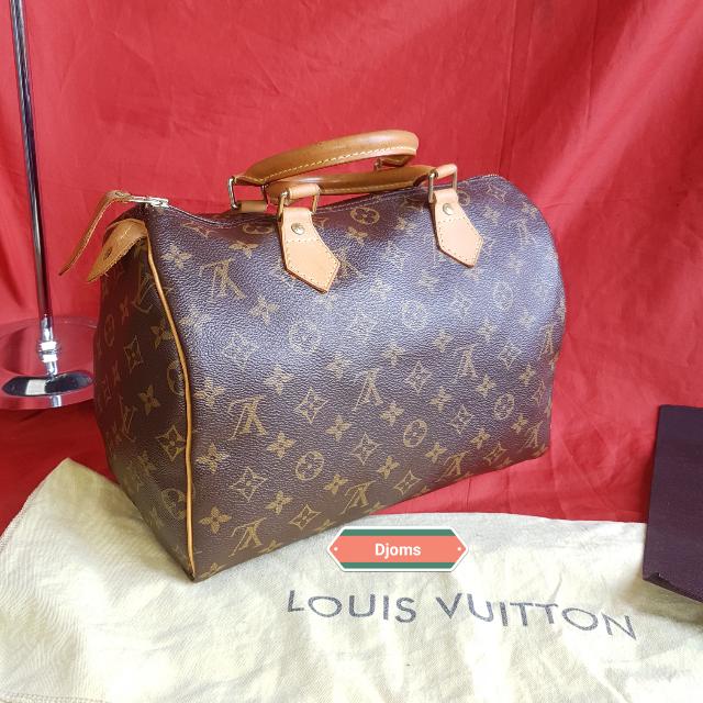 AUTHENTIC LV Louis Vuitton Speedy 30 Monogram Canvas Doctors Bag