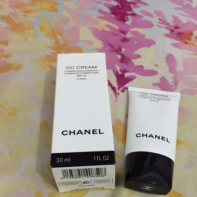 Chanel CC Cream Shade 20 Beige, Kesehatan & Kecantikan, Rias Wajah di  Carousell