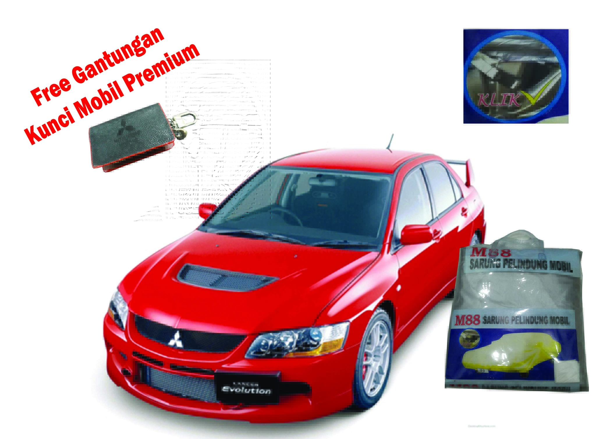 Cover Mobil Bodycover Sarung Mobil Mitsubishi Lancer Evo 3 Evo 4