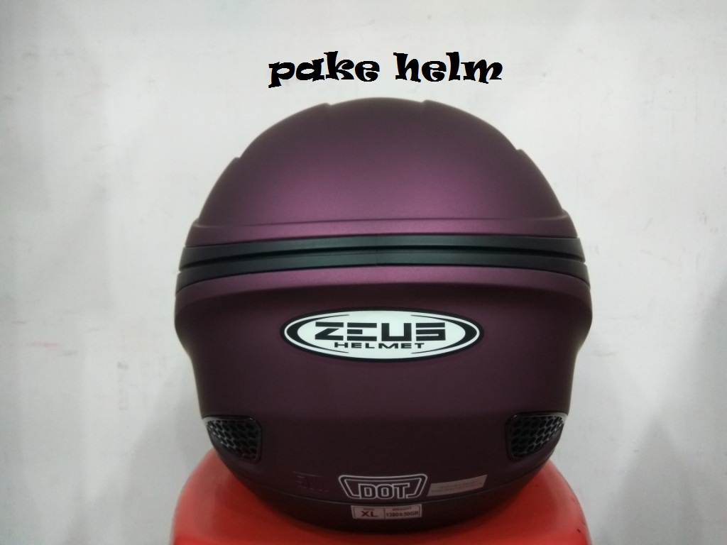 Helm Zeus Zs 610 Zs610 Solid Ungu Doff Double Visor Z 610 Z610 Aksesoris Mobil Di Carousell