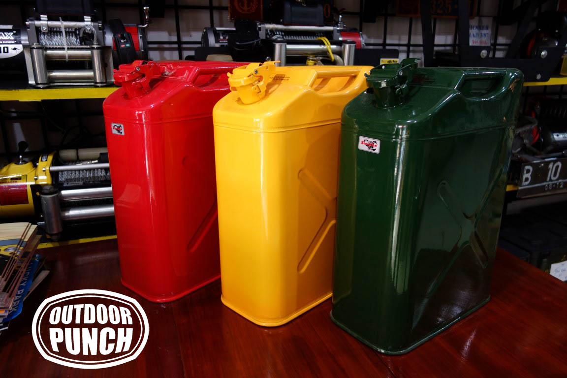jerigen besi steel jerrycan oil tank kap 20 ltr tutup congke