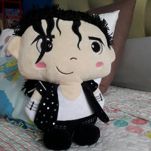 michael jackson stuffed doll