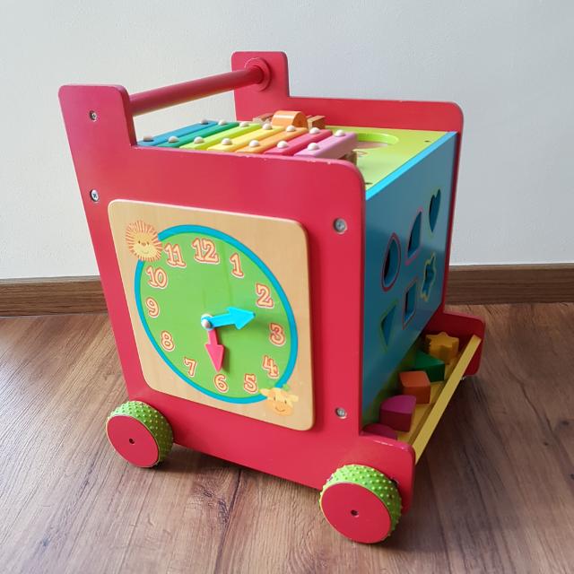 mothercare wooden activity cube